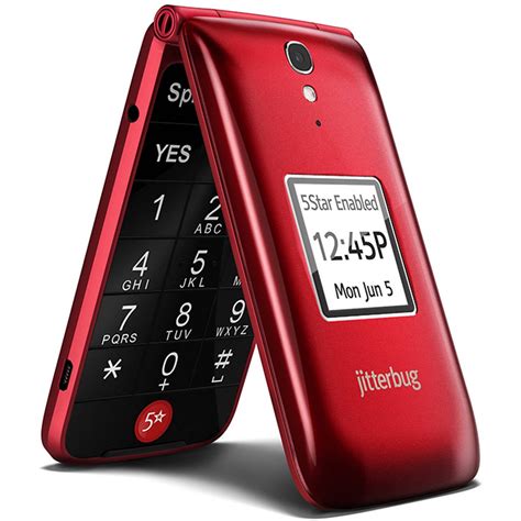 Easy-to-Use Mobile Phone: The Jitterbug Flip2 flip phone features a large screen, big buttons, powerful speaker, simple list-based menu, and Amazon Alexa for effortless navigation; Help at the Touch of a Button: Dedicated Urgent Response button connects cell phone to emergency help, nurses, and doctors, 24/7
